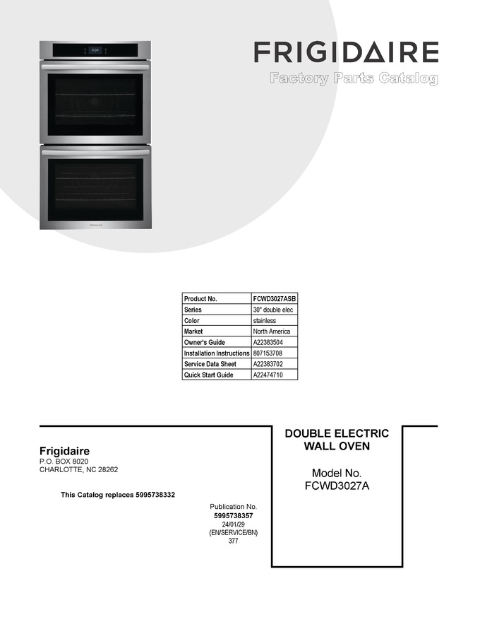 Diagram for FCWD3027ASB