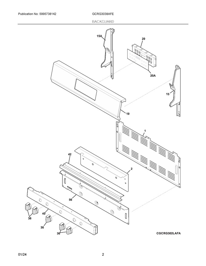 Diagram for GCRG3038AFE
