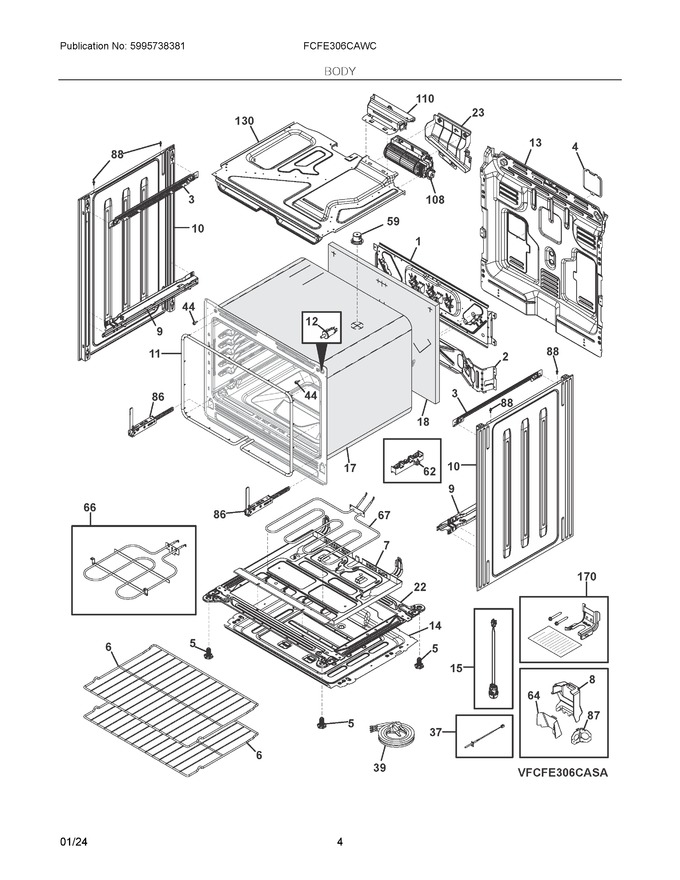 Diagram for FCFE306CAWC