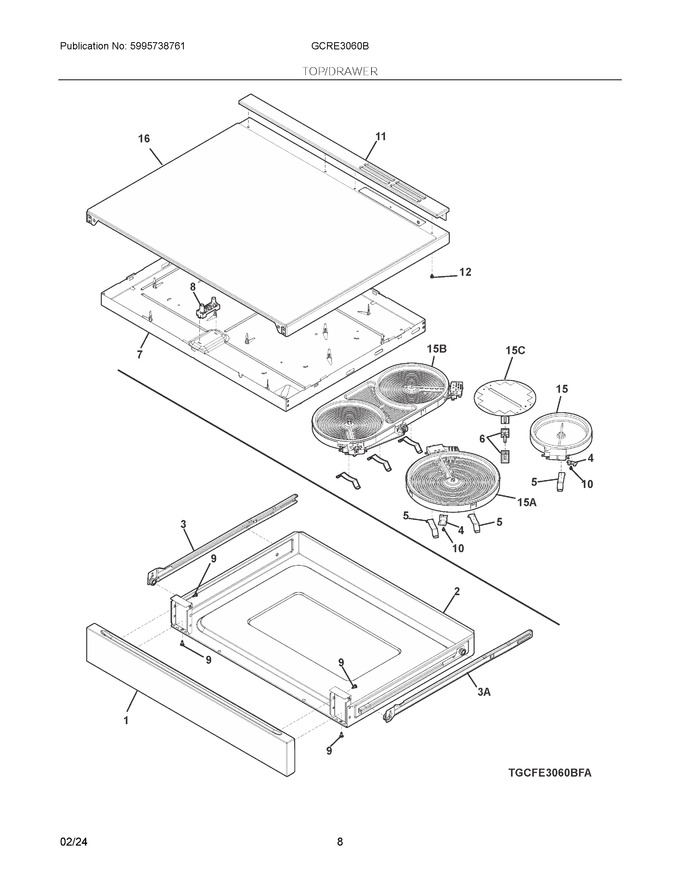 Diagram for GCFE3060BFB