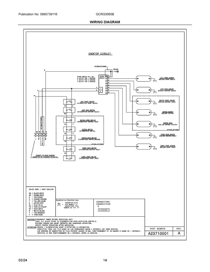 Diagram for GCRG3060BFA