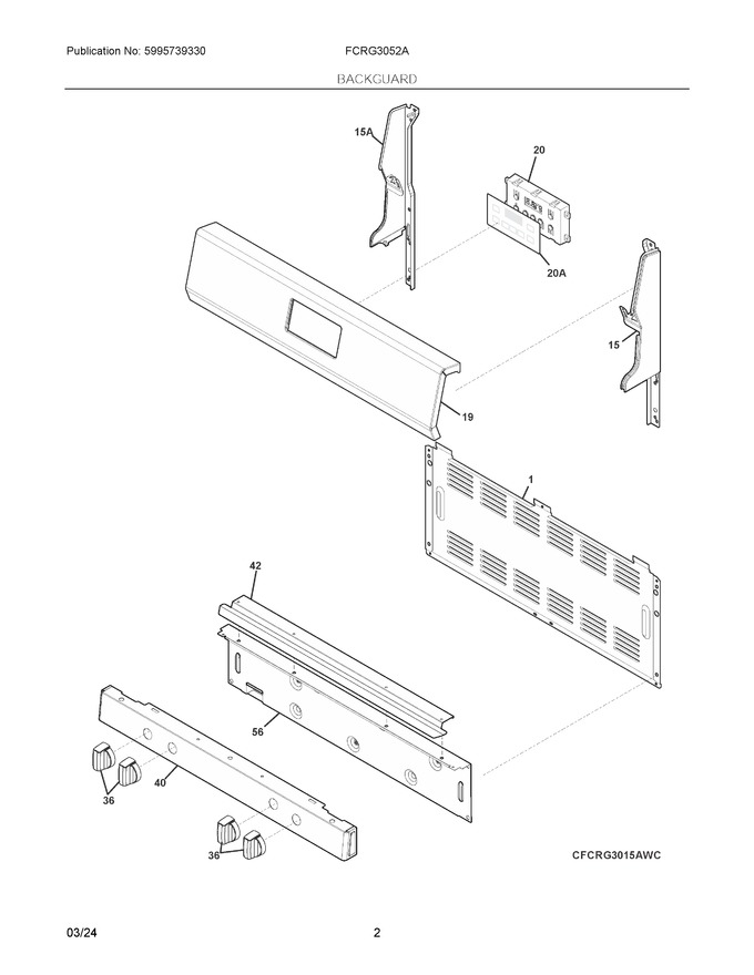 Diagram for FCRG3052AWD