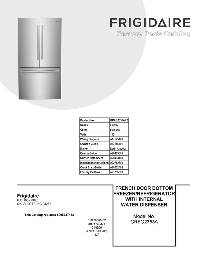 Diagram for GRFG2353AF2