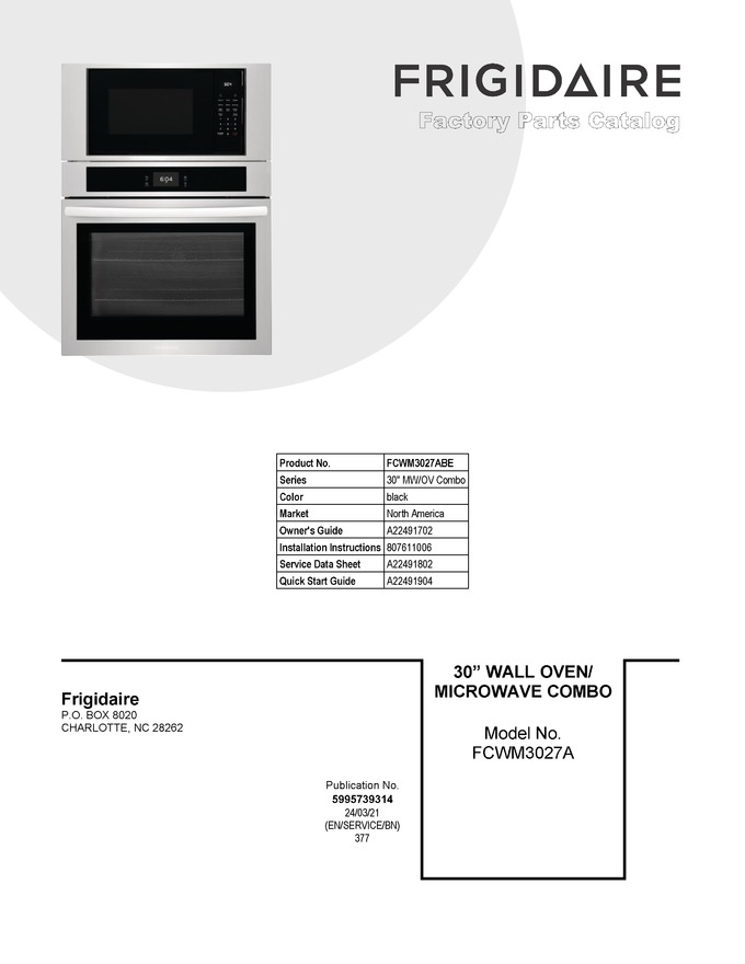 Diagram for FCWM3027ABE