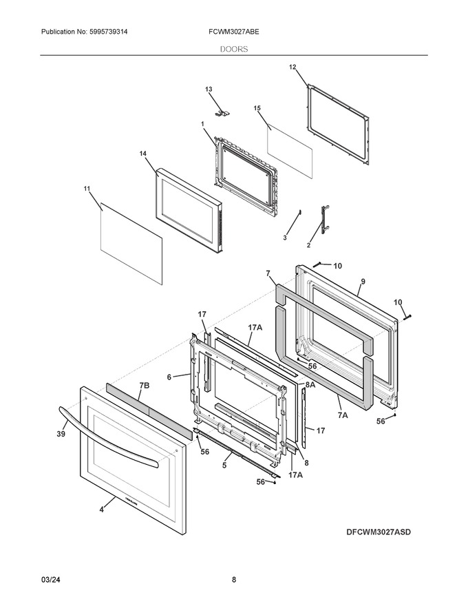 Diagram for FCWM3027ABE