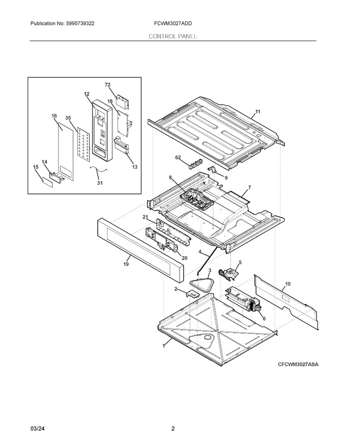 Diagram for FCWM3027ADD