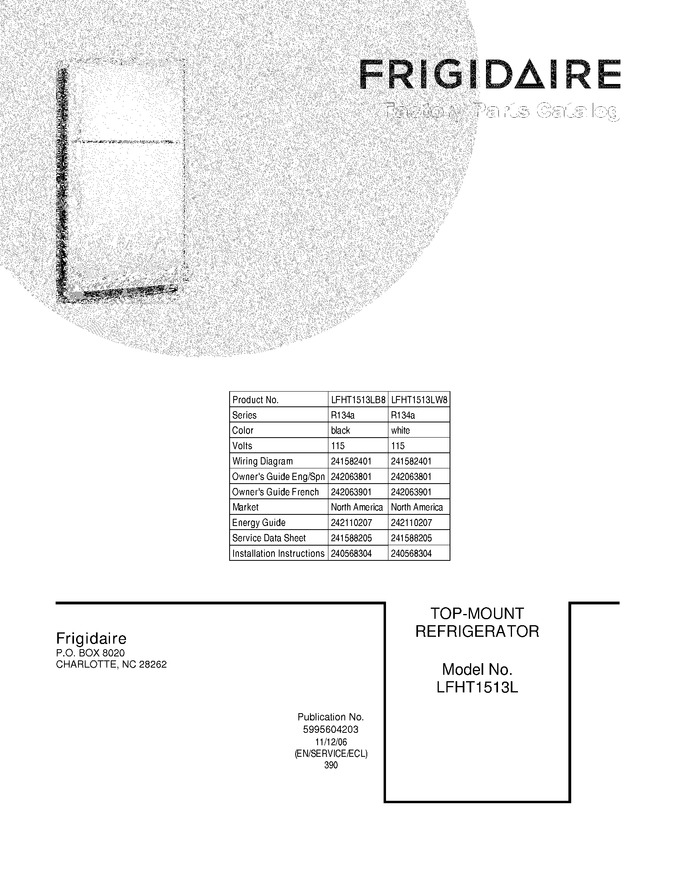 Diagram for LFHT1513LW8