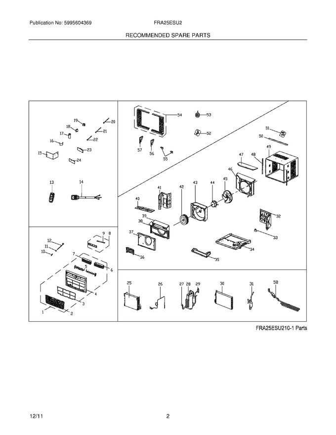 Diagram for FRA25ESU211