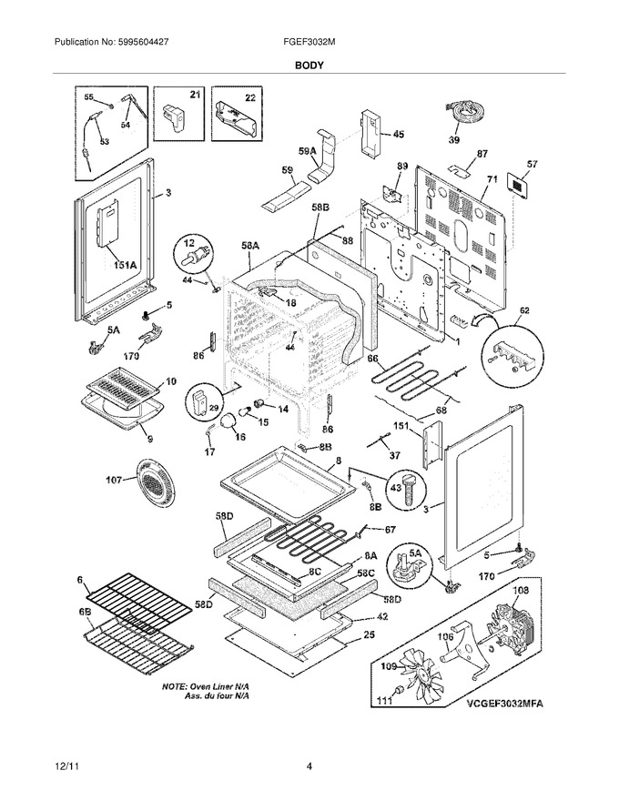Diagram for FGEF3032MFA