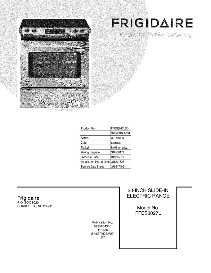 Diagram for FFES3027LSD