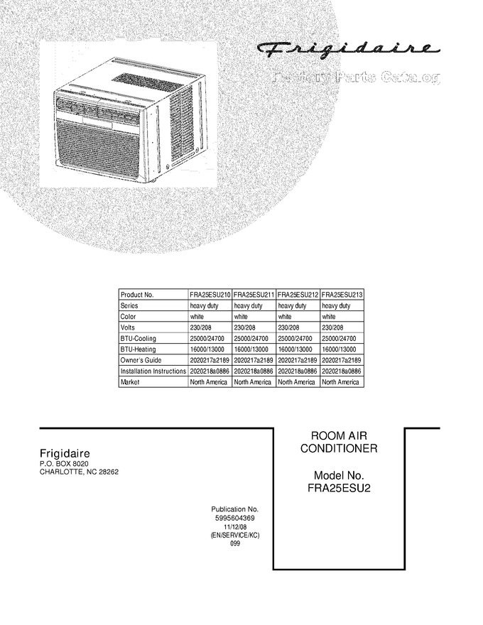 Diagram for FRA25ESU212