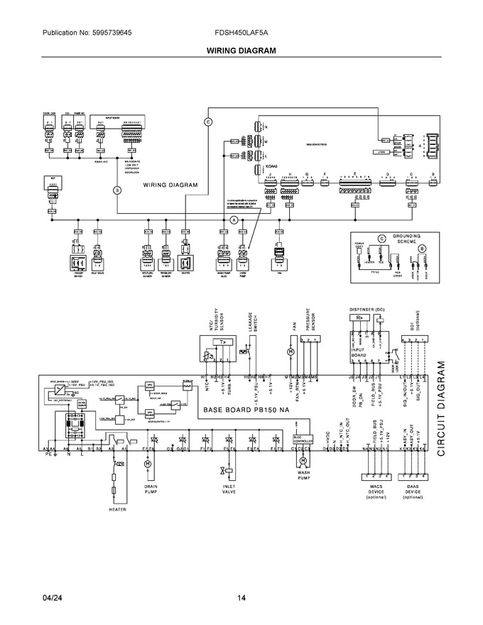 Diagram for FDSH450LAF5A