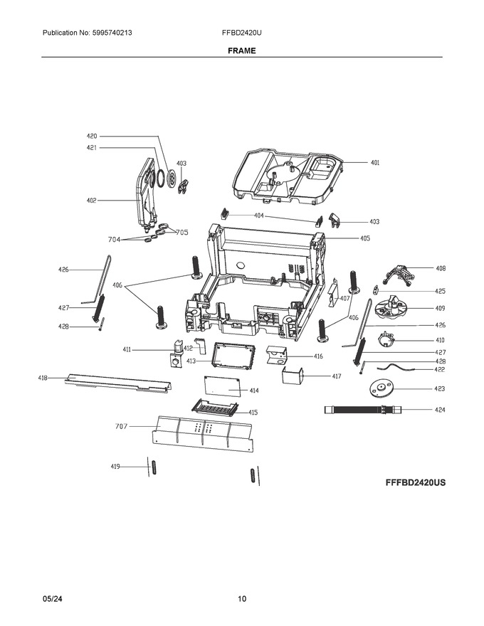 Diagram for FFBD2420US