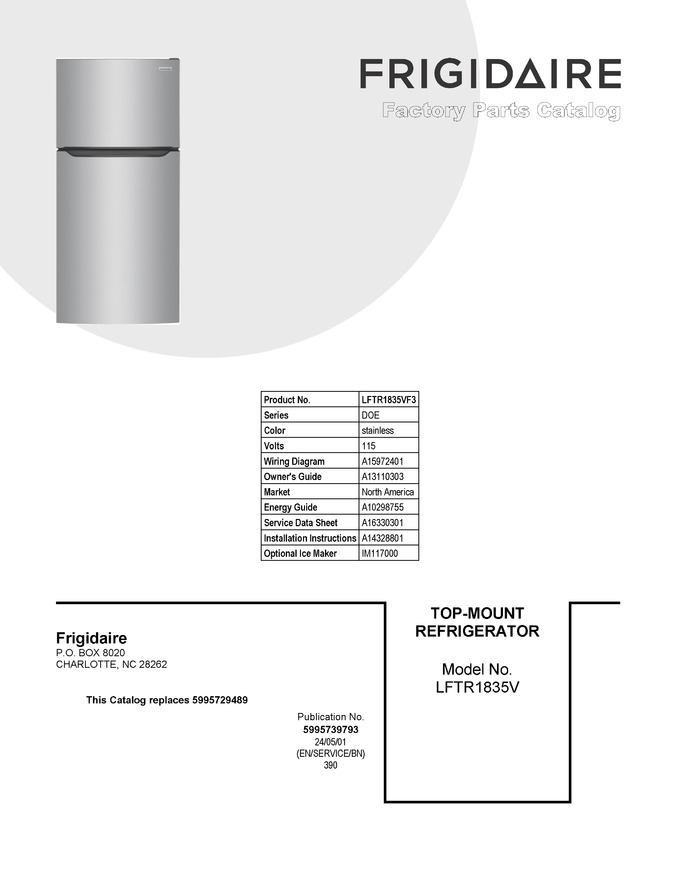 Diagram for LFTR1835VF3