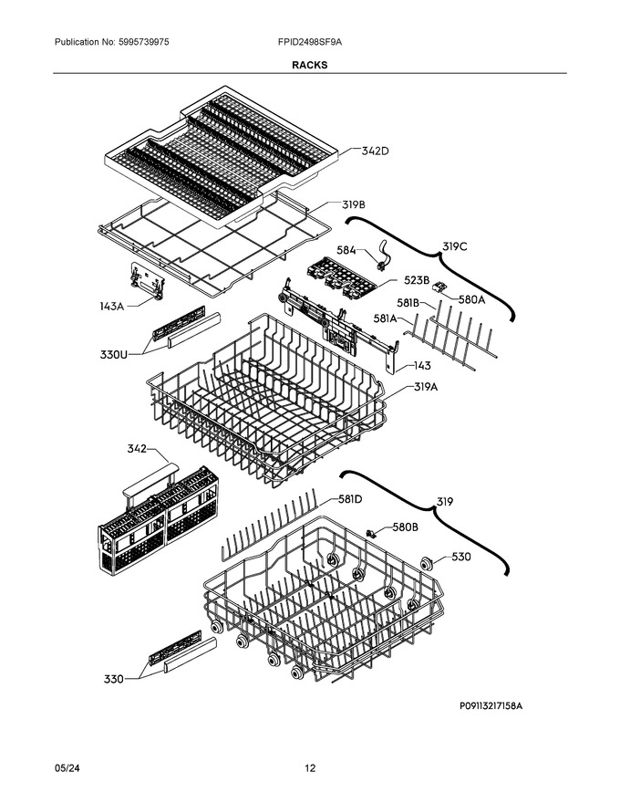 Diagram for FPID2498SF9A