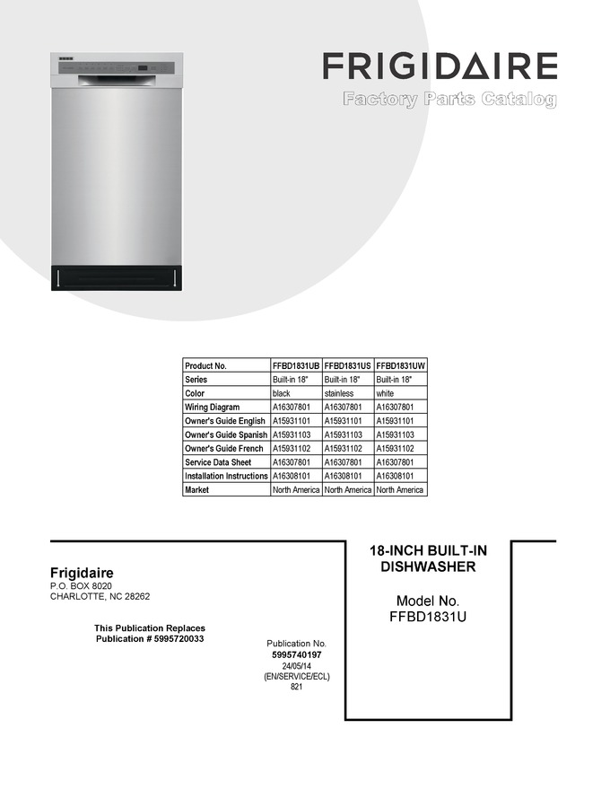 Diagram for FFBD1831UB