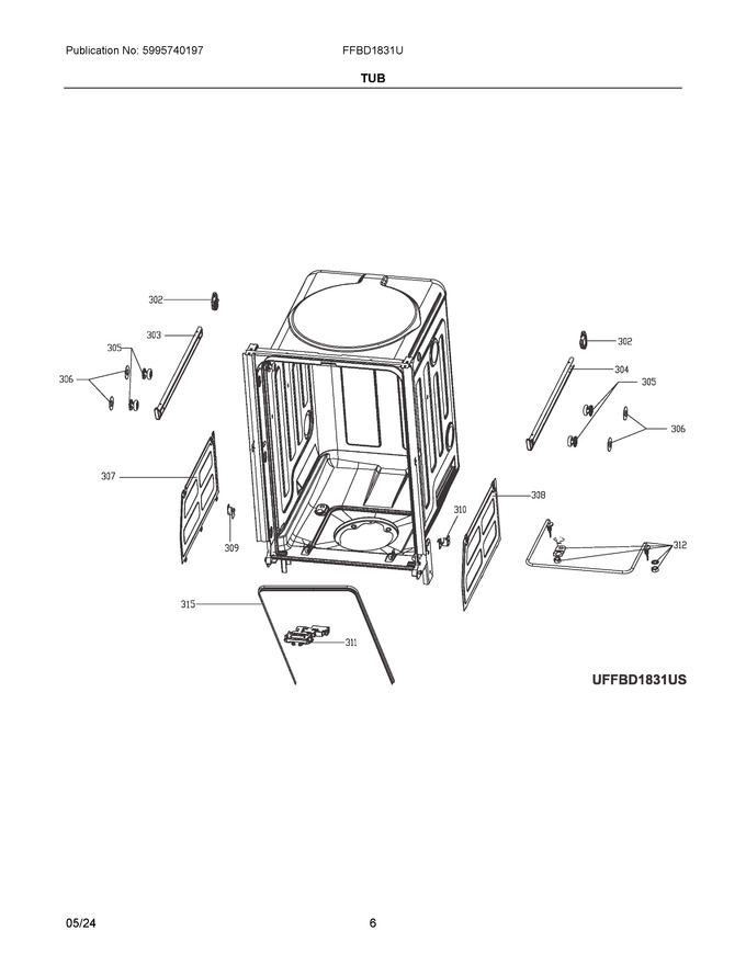 Diagram for FFBD1831UB