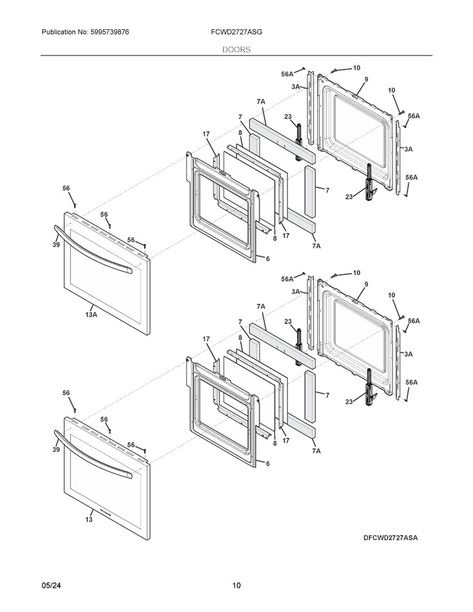 Diagram for FCWD2727ASG