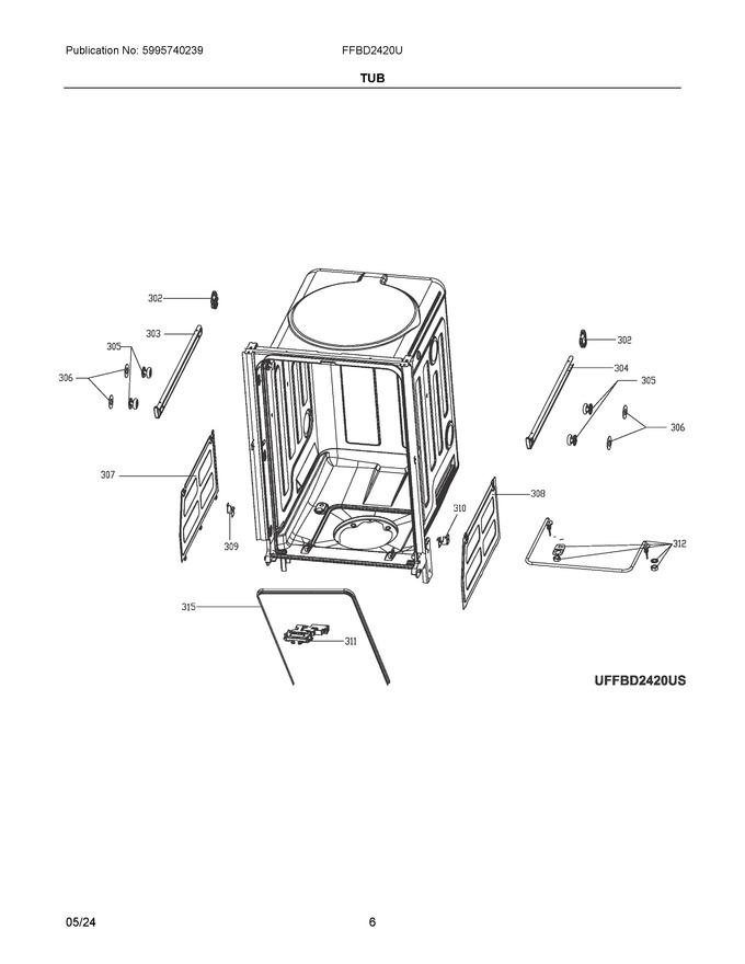 Diagram for FFBD2420UB0A