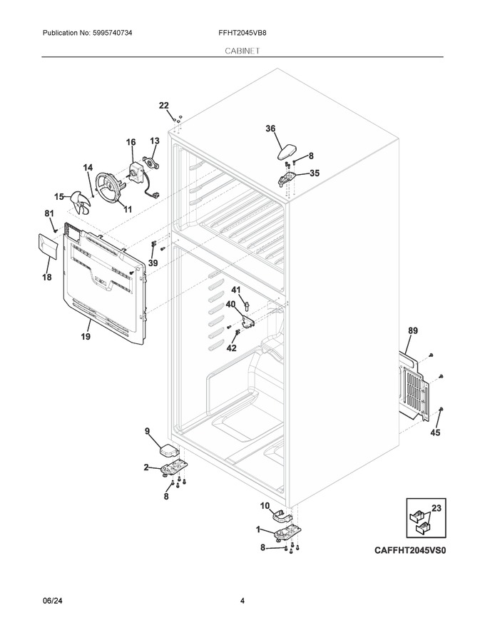 Diagram for FFHT2045VB8
