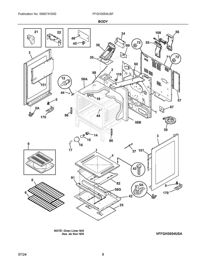 Diagram for FFGH3054USF