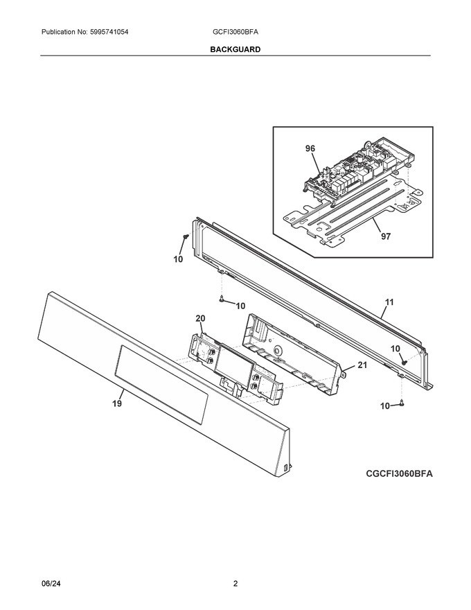 Diagram for GCFI3060BFA
