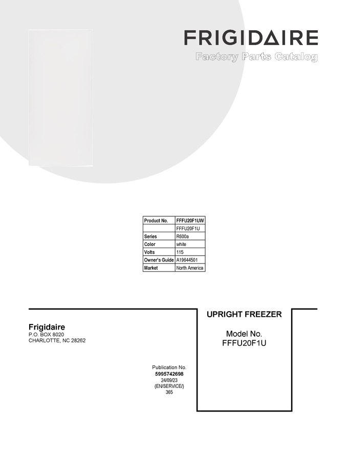 Diagram for FFFU20F1UW