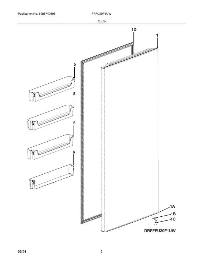 Diagram for FFFU20F1UW