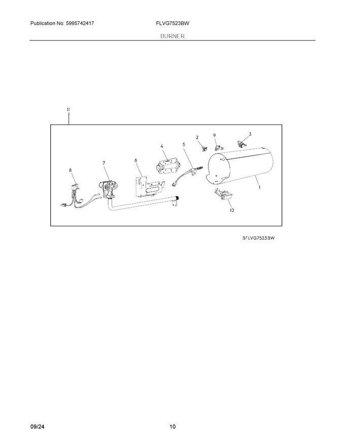 Diagram for FLVG7523BW
