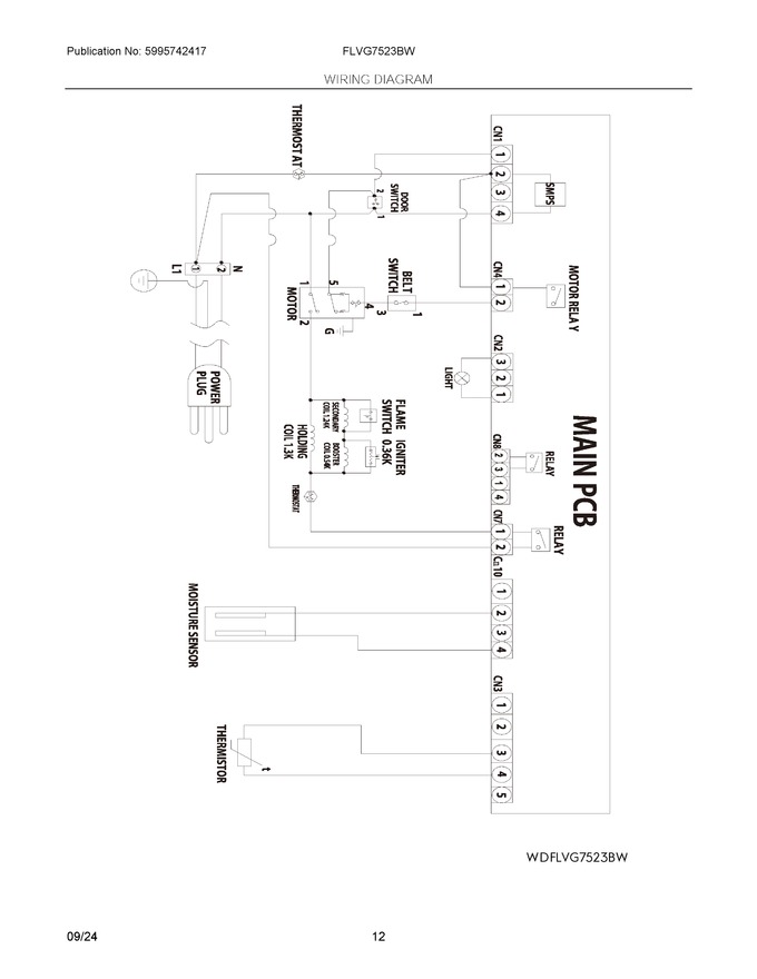 Diagram for FLVG7523BW