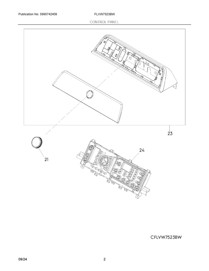 Diagram for FLVW7523BW