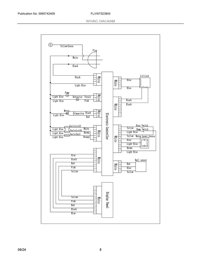 Diagram for FLVW7523BW