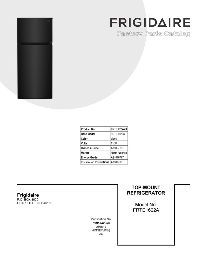 Diagram for FRTE1622AB