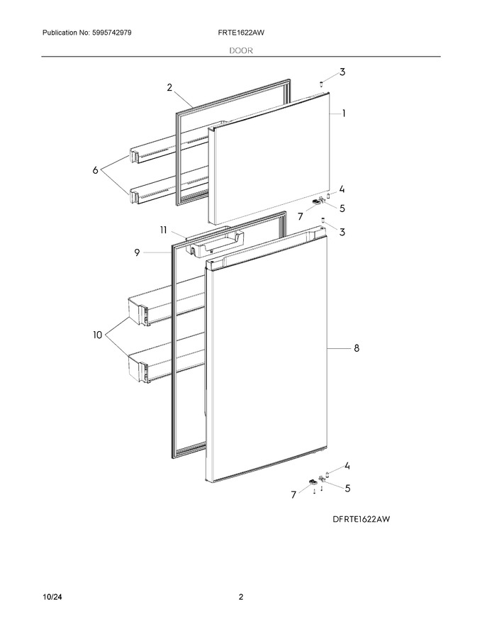 Diagram for FRTE1622AW