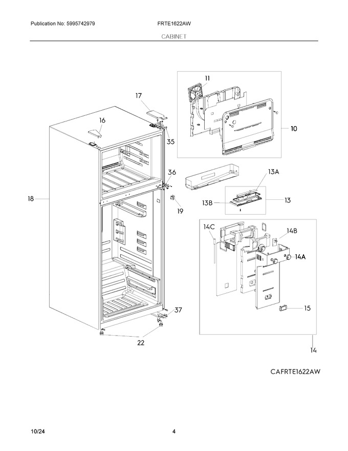 Diagram for FRTE1622AW