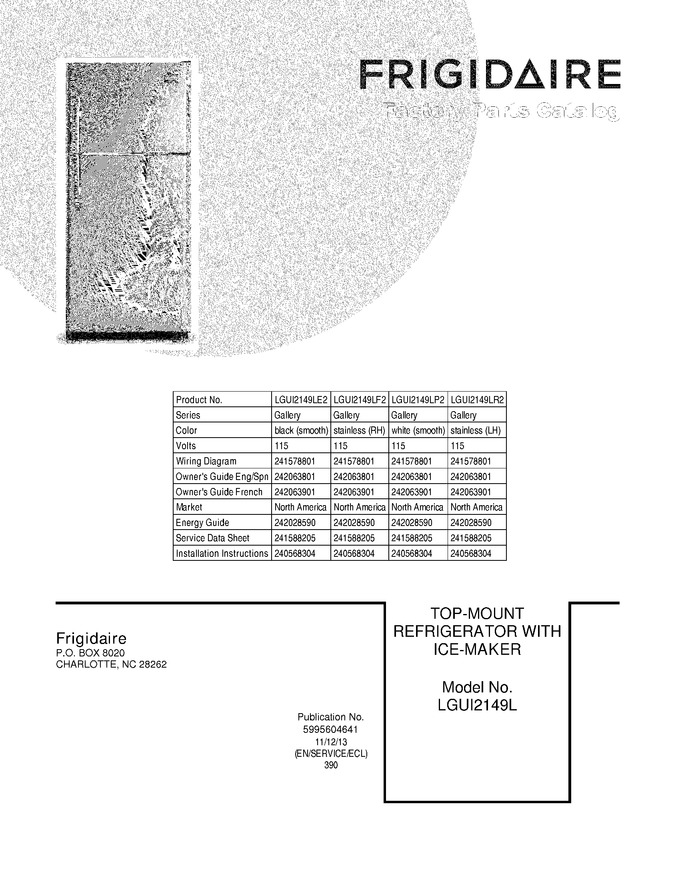 Diagram for LGUI2149LF2