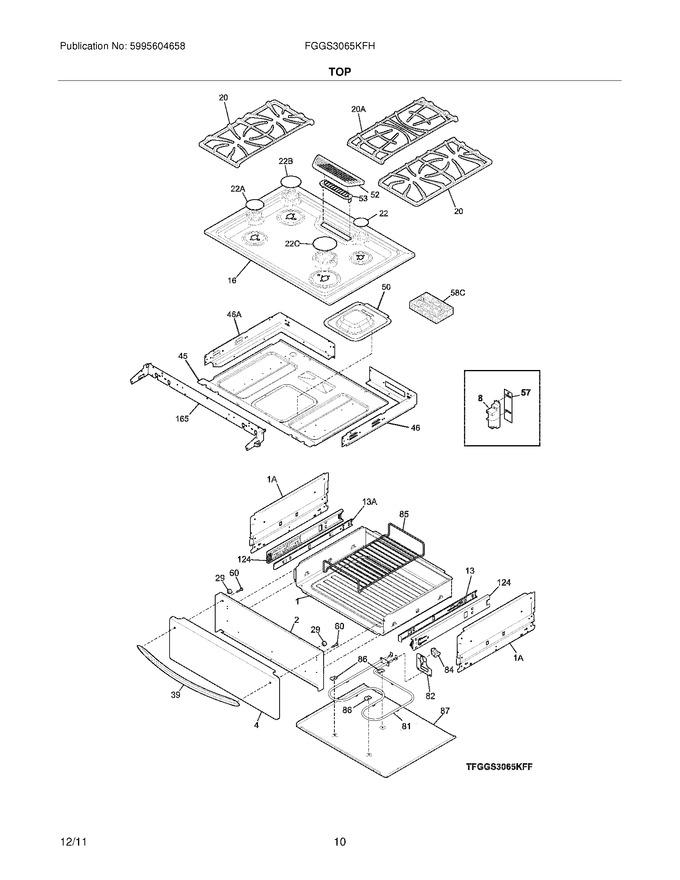 Diagram for FGGS3065KFH