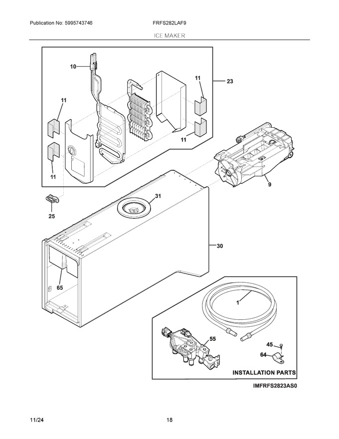 Diagram for FRFS282LAF9