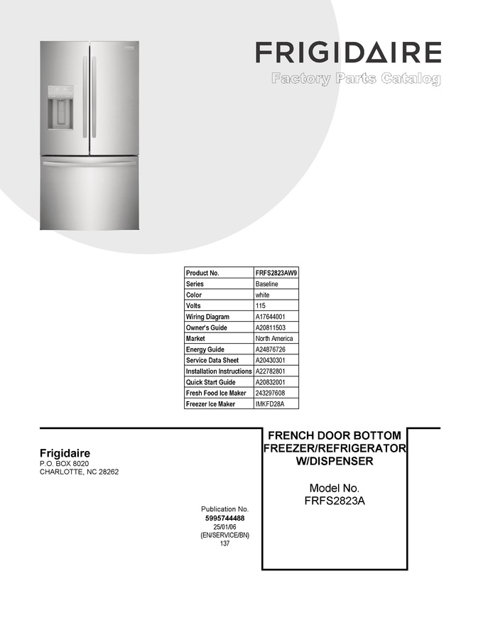 Diagram for FRFS2823AW9