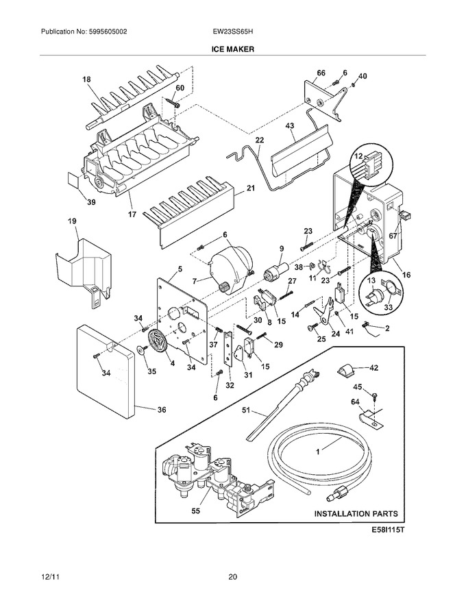 Diagram for EW23SS65HB3
