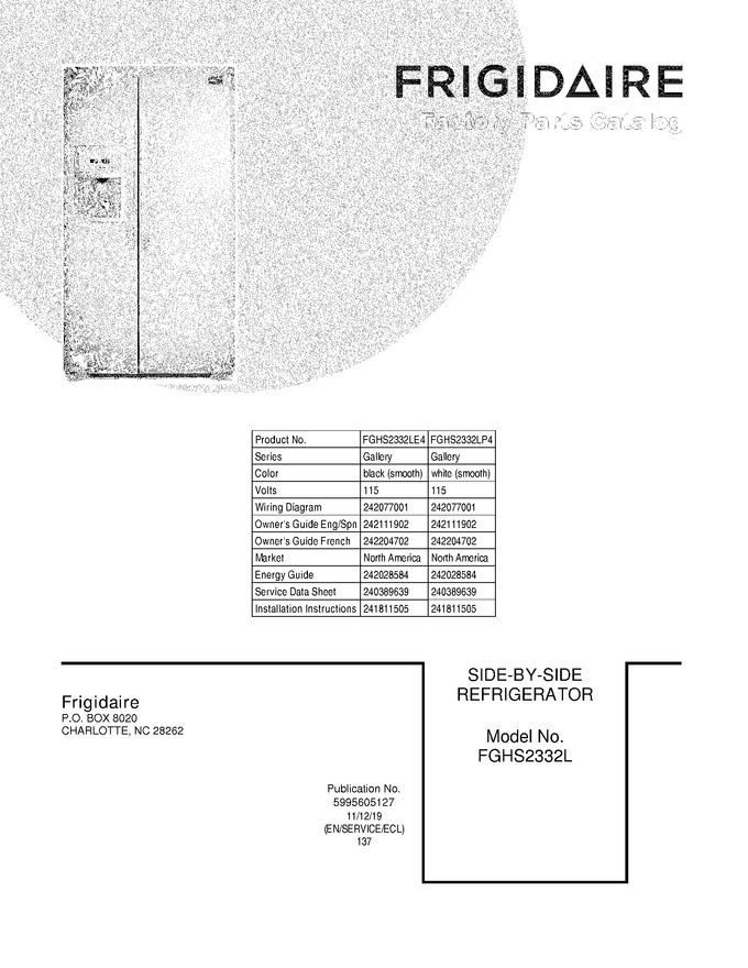 Diagram for FGHS2332LE4