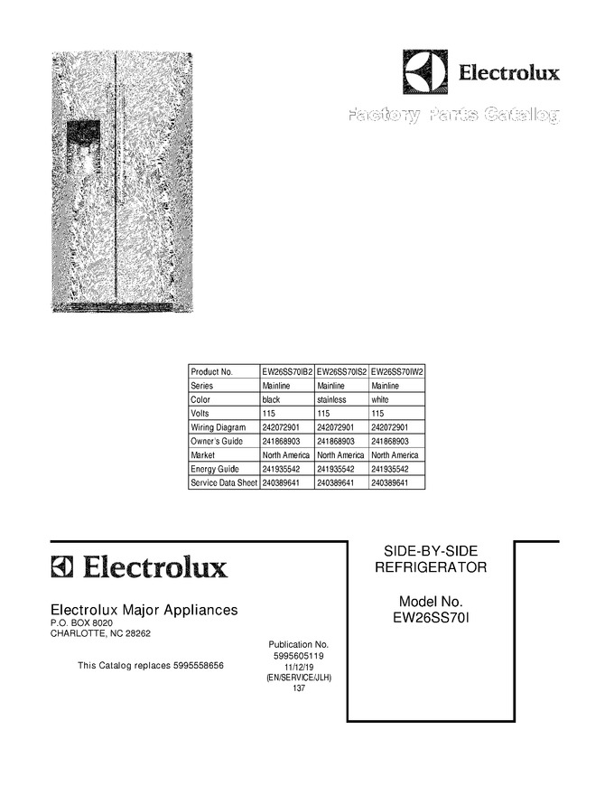 Diagram for EW26SS70IB2