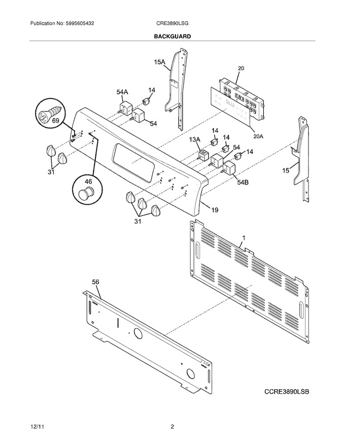 Diagram for CRE3890LSG