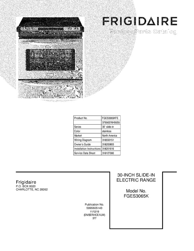 Diagram for FGES3065KFE