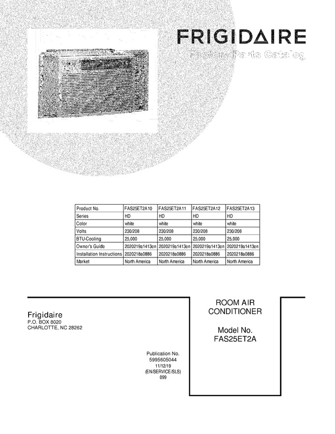 Diagram for FAS25ET2A11