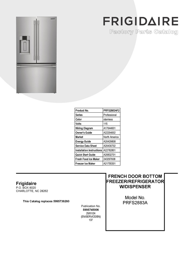 Diagram for PRFS2883AF2