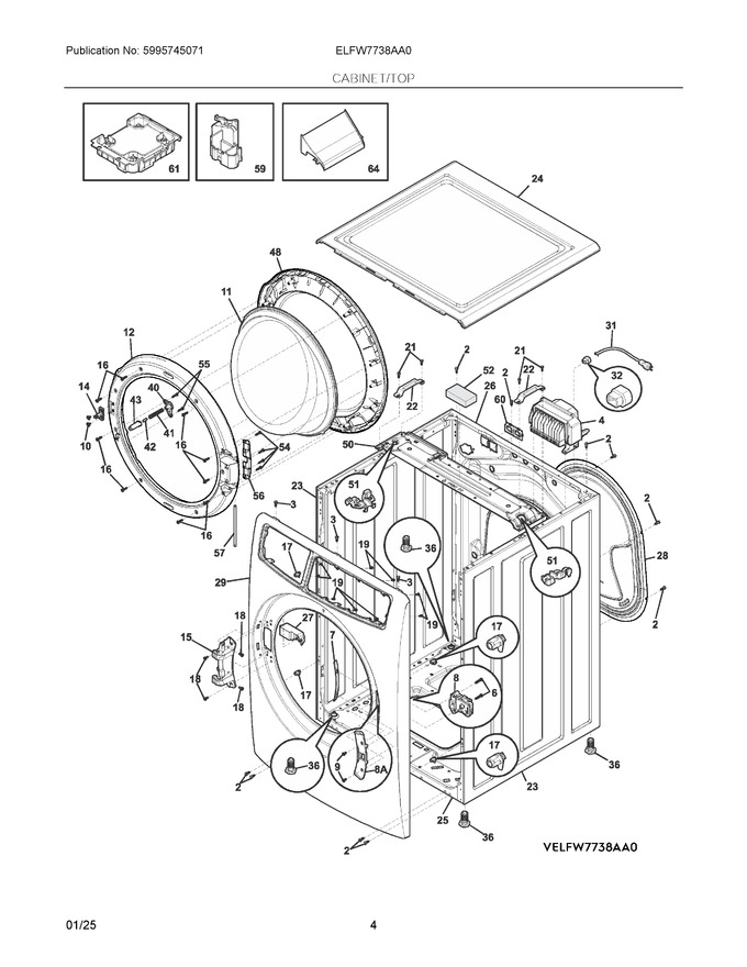 Diagram for ELFW7738AA0