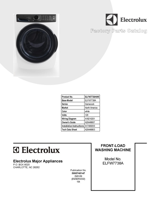 Diagram for ELFW7738AW0