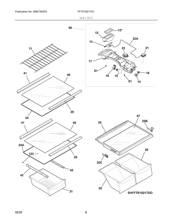 Diagram for FFTR1821TS1