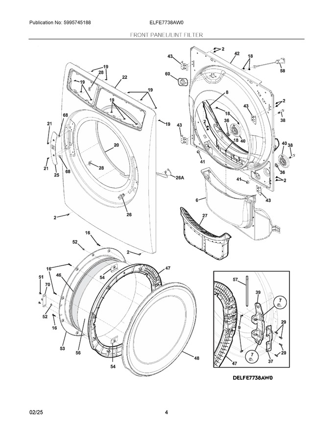 Diagram for ELFE7738AW0